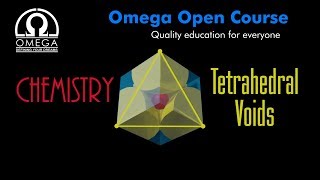 Tetrahedral Void and calculation of its radius (With 3D animation)