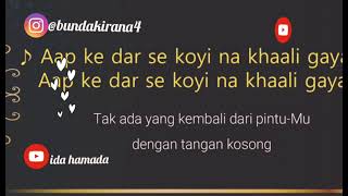 Atif Aslam  {Tajdar e haram lirik dan terjemahan indonesia}