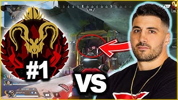 APEX RANK #1 vs NICKMERCS in PREDATOR LOBBY! - How did they react? - APEX LEGENDS SEASON 16