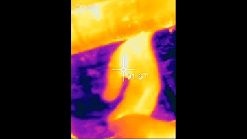 Insulated -VS- Non-insulated heat ducts. Flir One 2nd gen.