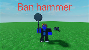 How to add a ban hammer in studio lite | SpidermanBloxstudiofam