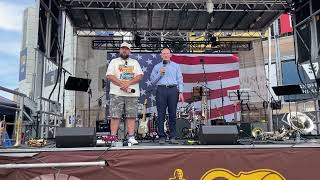 MTSU’s General Huber at the 2026 Nashville Superspeedway Fan Zone Cracker Barrel Stage 🏁