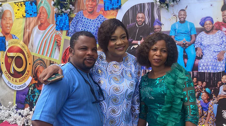OPEYEMI AIYEOLA AT ODUNLADE ADEKOLA MOTHER’S 70TH BIRTHDAY PARTY