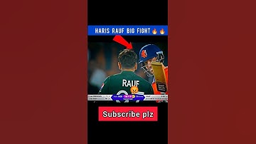 HARIS RAUF BIG FIGHT 😡🔥#trending #ytshorts #short #fight #cricket