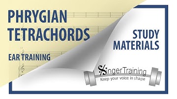 Phrygian tetrachords singing exercises
