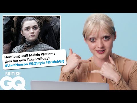 Maisie Williams replies to fans on the internet | British GQ