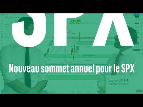 Nouveau sommet annuel pour le SPX - 100% Marchés - matin 