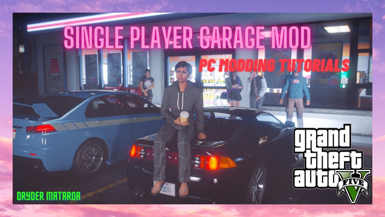 SINGLE PLAYER GARAGES MOD! (Unlimited Storage, Customization