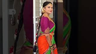 Beautiful Pooja Ready For Her Muhurtham Mysore Silk Saree