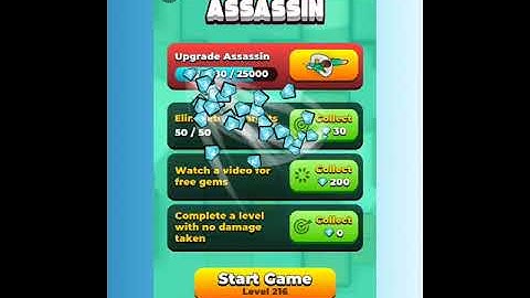 Hunter Assassin 211 - 220 All levels gameplay + bonus level