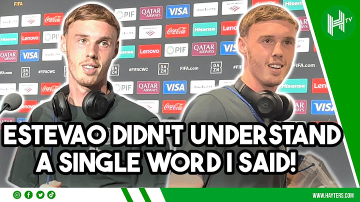 Estevao didn't understand a SINGLE WORD I said! Palmer LOVES Chelsea’s latest signing