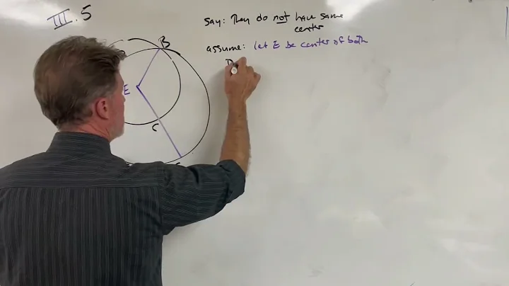 Euclid's Elements: Book 3, Prop 5