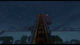 : our railroad in minecraft with shaders