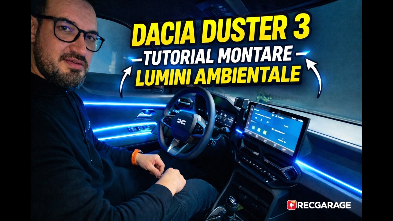 Dacia Duster 3 - Tutorial Montare Lumini Ambientale