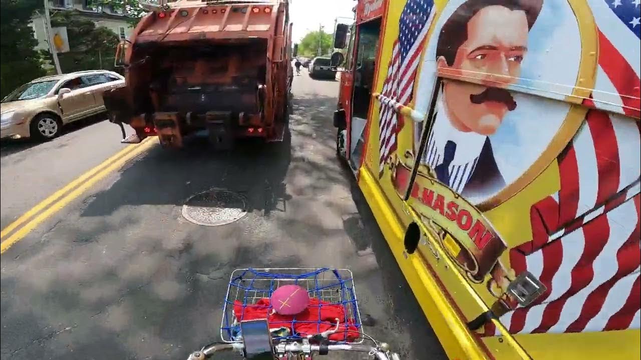 passing a garbage truck YouTube