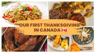 OUR FIRST THANKSGIVING CELEBRATION IN CANADA|| FUN Vlog