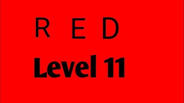 RED Level 11 Android IOS Gameplay Walkthrough By Bart Bonte