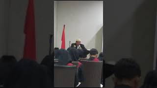 Pembacaan Doa pada Acara Yudisium Mahasiswa Fakultas Hukum Universitas Andi Djemma Tahun 2023.