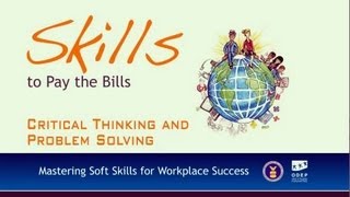 Soft Skills--Critical Thinking And Problem Solving