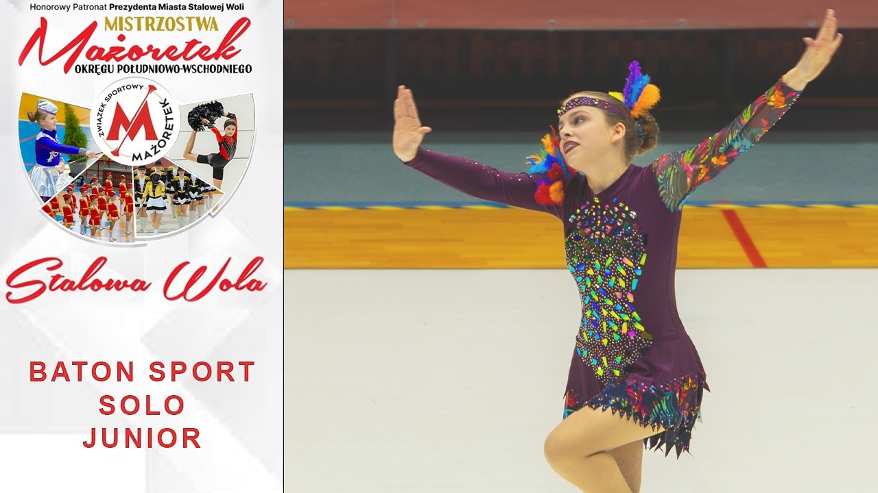 BATON SPORT SOLO JUNIOR - AKADEMIA MAŻORETEK ILLUSION / Rzeszów - Stalowa Wola 2024 | PL - OS104