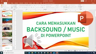 Cara Memasukan Backsound Musik Ke Powerpoint || Be
