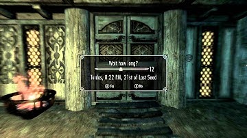 How to fast forward time - Skyrim