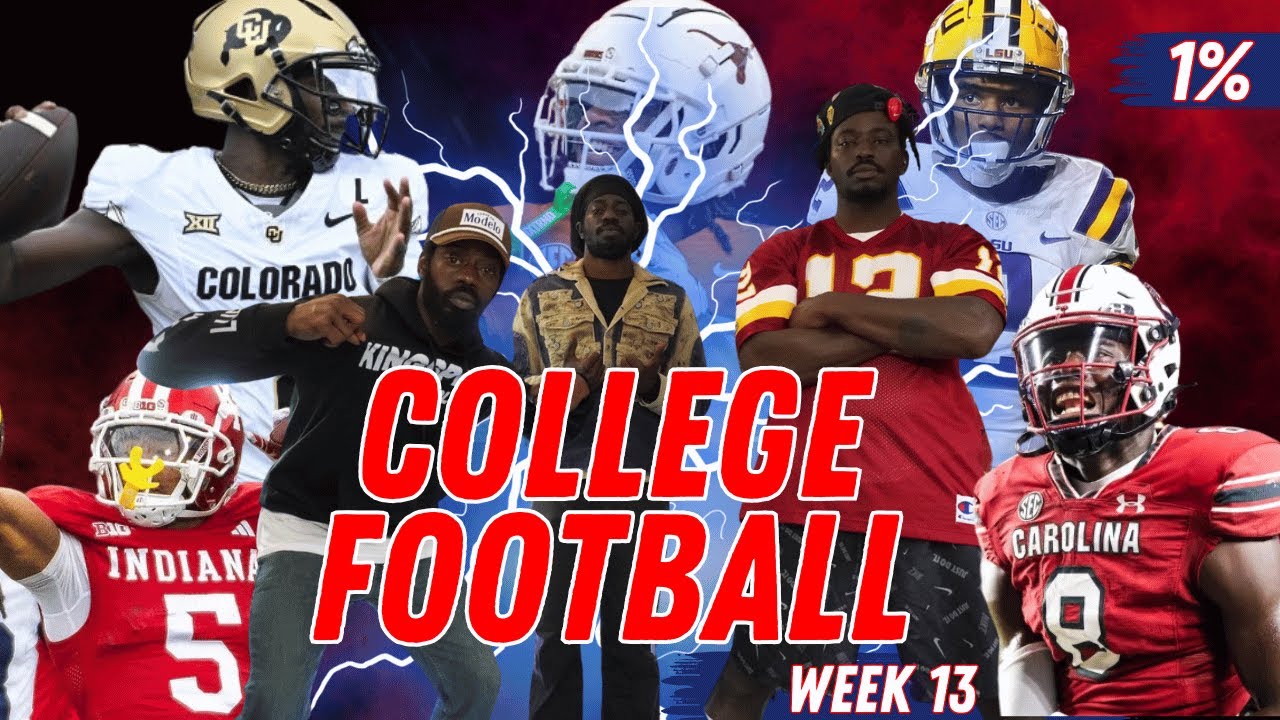 COLLEGE FOOTBALL | WEEK 13 | NCAA PREDICTIONS - YouTube