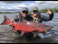 IFISH TV episode filmed at ATA Lodge - Arctic Char and BIG King Salmon in the Wilderness