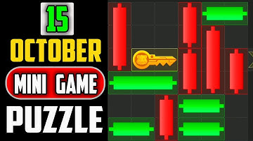 15 October 2024 Mini Game Key 100% Solved | Hamster Kombat Puzzle game For Today | Trick Work