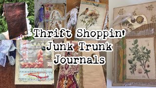 Junk Trunk November Journals / Thrift Shoppin'