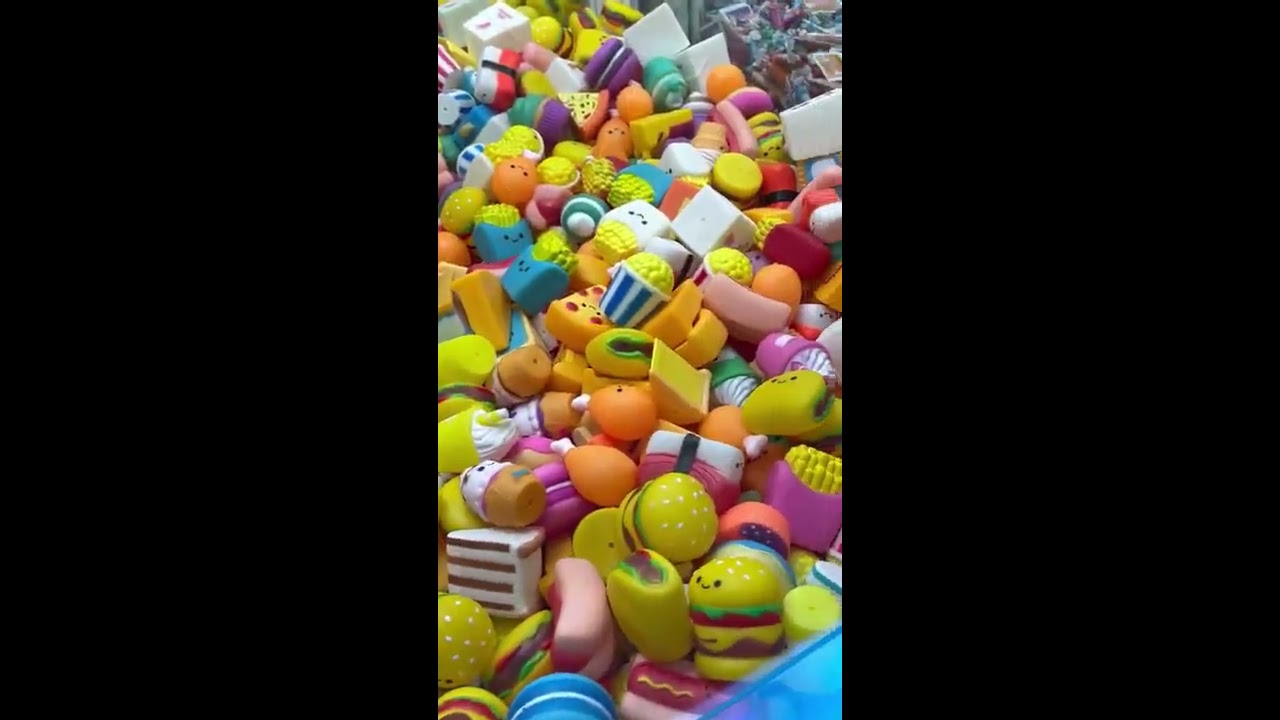 Claw Machine With Mini Squishy Toys Shorts