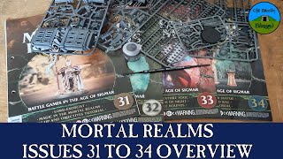 Age of Sigmar Mortal Realms Magazine Issues 31, 32, 33 and 34 Overview