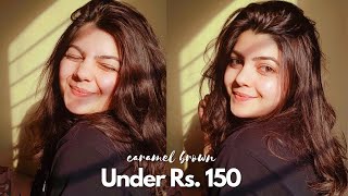 How To Color Your Hair At Home Under Rs.150 | Garnier Caramel Brown