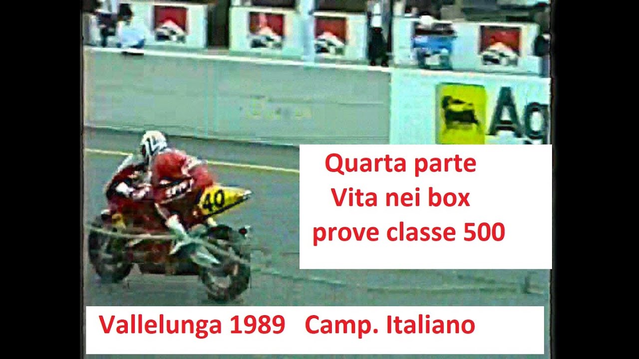 vallelunga ottobre 1989 box telecamera quarta parte - YouTube