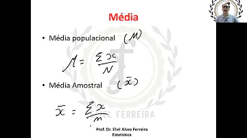 Como calcular a média de uma população?