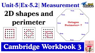 Cambridge Primary Math 3 | 2D Shapes & Perimeter | Unit 5.2 | Easy Measurement