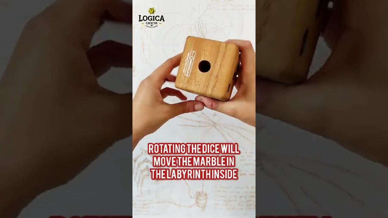 Rompecabezas De Madera Diamante – Dificultad Extrema 4/6 – Colección Leonardo Da Vinci, Cubo 3D De 12 Piezas Para Desmontar Y Montar