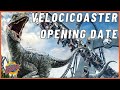JURASSIC WORLD VELOCICOASTER | Opening Date Announced | POV Trailer &amp; New Details | Coming Soon!
