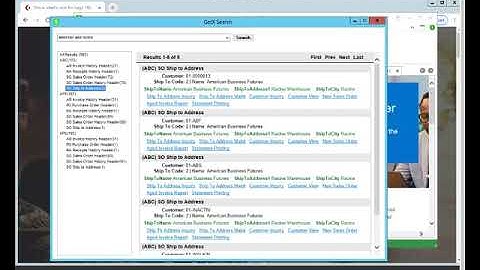GetX Search for Sage 100 Overview
