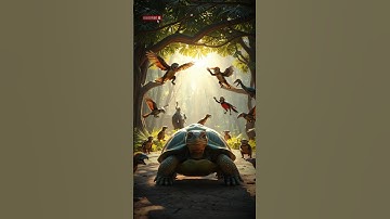 Slow and Steady Wins – The Turtle Story That Broke the Jungle 🏆