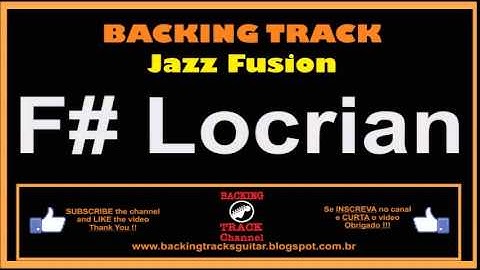 F# Locrian BACKING TRACK