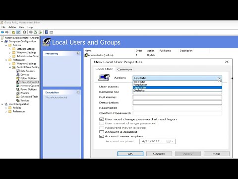 How To Rename a Local Administrator Account Using Group Policy Windows Server 2019