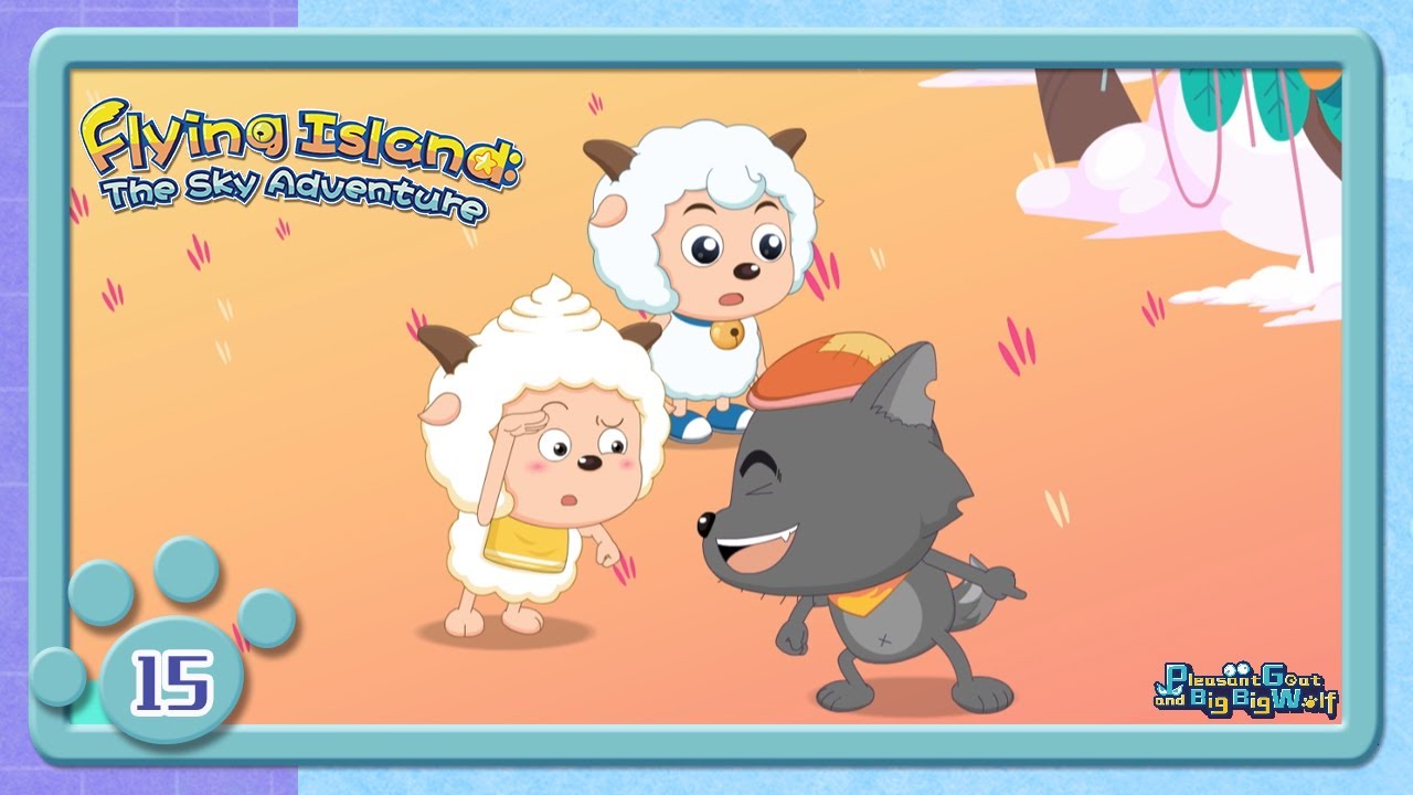 Wolffy's True Colours | Adventure cartoon | for kids | EP15 | funny | Pleasant goat and big big wolf