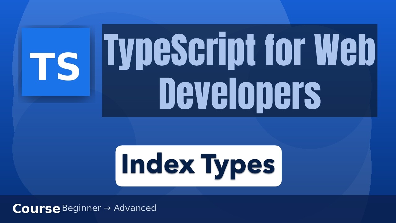 Index Types in TypeScript - YouTube