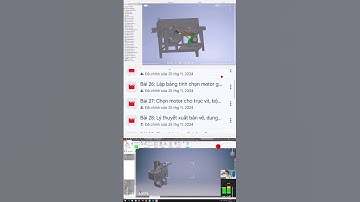 Thiết kế cơ khí thực chiến sử dụng inventor