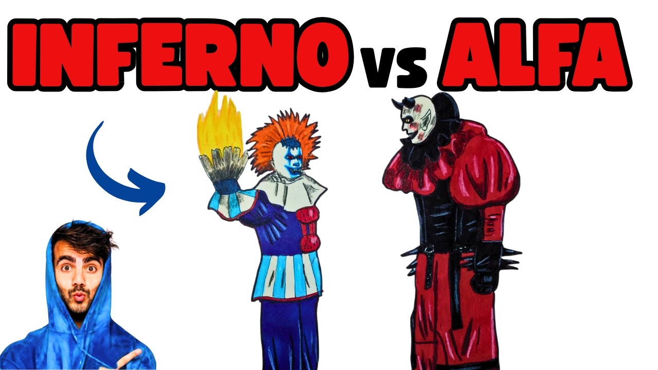 Como DIBUJAR a INFERNO contra ALFA (Fede Vigevani)