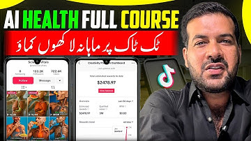 Complete Course: How to earn Money Online from  Tiktok with AI Health Videos | Full Tutorial, Proof