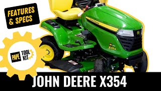 John Deere X354 Riding Lawn Mower Overview by Papé Machinery Agriculture & Turf 2,497 views 2 months ago 10 minutes, 14 seconds