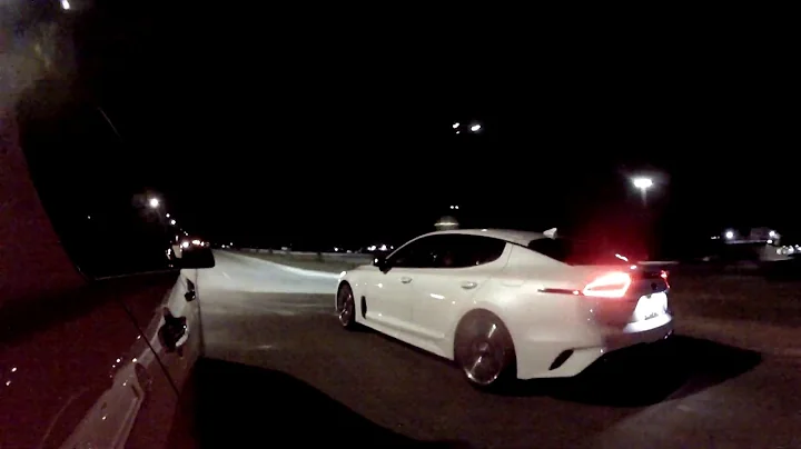 CLOSE race between Chevy SS and Stinger GT