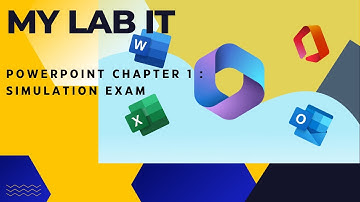 PowerPoint Chapter 1: Simulation Exam  #microsoft #powerpoint #excel #computer #shortcut #tech